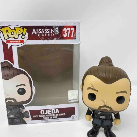 💖MEGA SALE💖Funko Pop Movies ASSASSINS CREED # 377 Ojeda Vinyl Figure Toy Rare - Picture 4 of 7